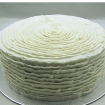 Ruffles Buttercream Icing Cake(D, V)